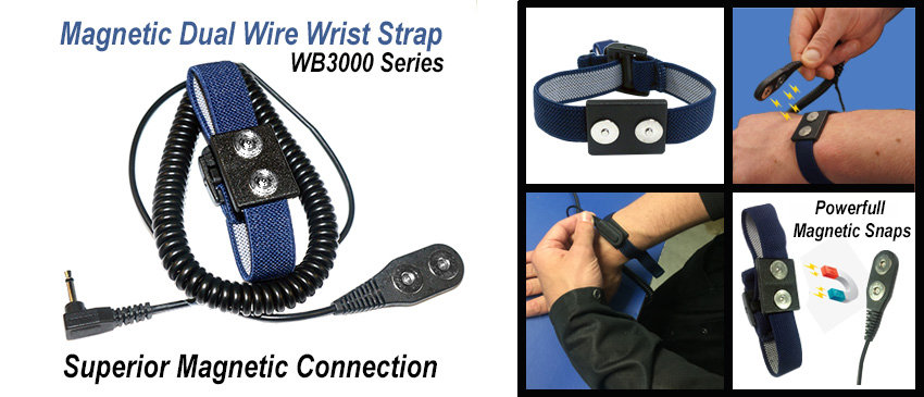 WB3000 Magnetic Wrist Strap Sets