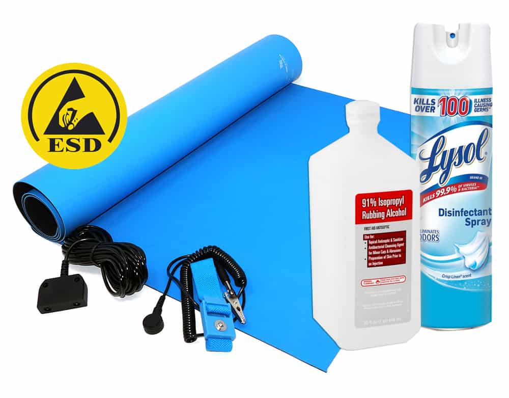 Featured image for “How To Properly Sanitize ESD Table Mats?”